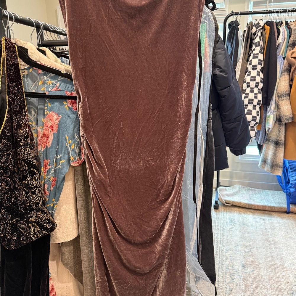 A new day Velvet purple dress